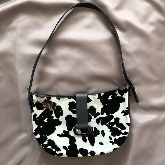 Danier Animal Print Suede Bag - Picture 2 of 7